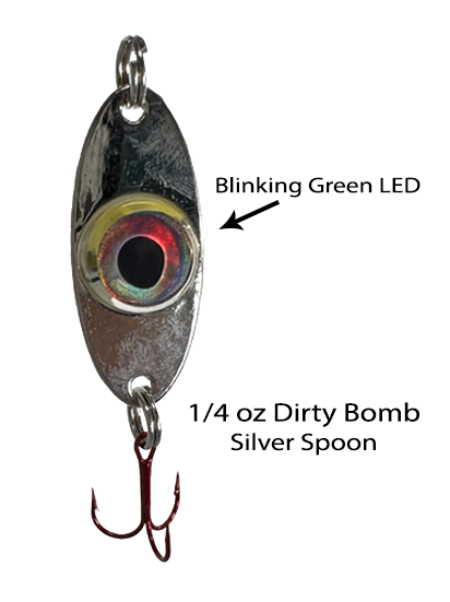 Fish Daddy Dirty Bomb Spoon 1/4 oz / Blinking Gold