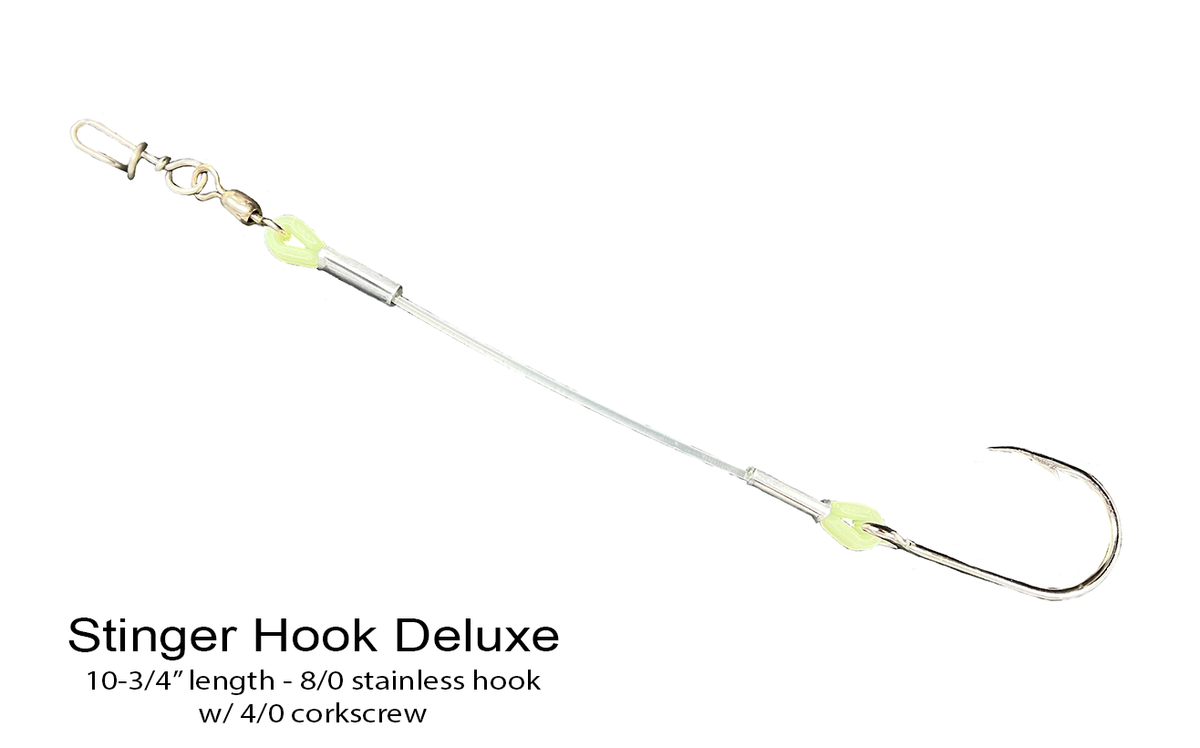 Stinger Hook Deluxe - Add on for your jigs & leaders! –