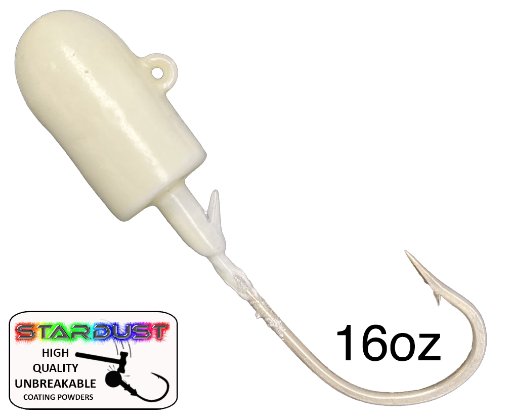 Lead Jig Heads Glow in the Dark (STARDUST)