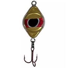 Load image into Gallery viewer, Fish Daddy 1/16 oz Dirty Bomb Spoon - Blinking LED - Gold