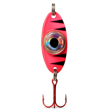 Load image into Gallery viewer, Fish Daddy 1/4 oz Dirty Bomb Spoon - Blinking LED - Pink Tiger