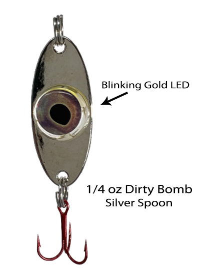Fish Daddy Dirty Bomb Spoon 1/4 oz / Blinking Gold