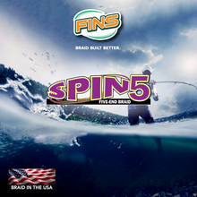 Load image into Gallery viewer, Spin5 Fishing Braid