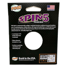 Load image into Gallery viewer, Spin5 Fishing Braid
