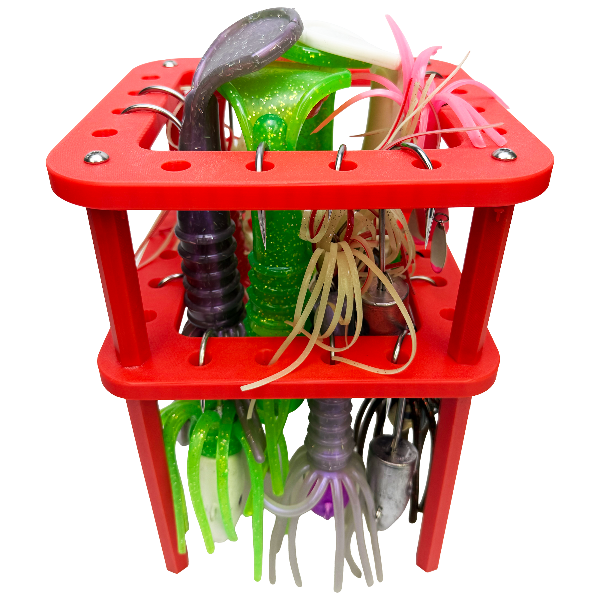 Jig Caddy - 4 Gallon Square Bucket Tackle Organizer
