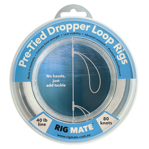 Rig Mate - Pre-Tied Dropper Loop Rigs, Men's, Size: 40 lbs