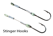 Load image into Gallery viewer, Stinger Hook - Add on for your jigs &amp; leaders!