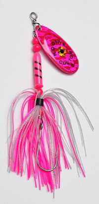 Vintage Pink Lady Tandem Fishing Lure Sticker for Sale by rachel