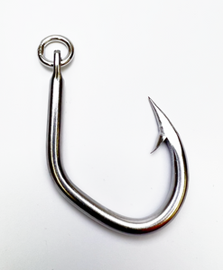 Ringed Tuna Hook #4 - Stainless Steel